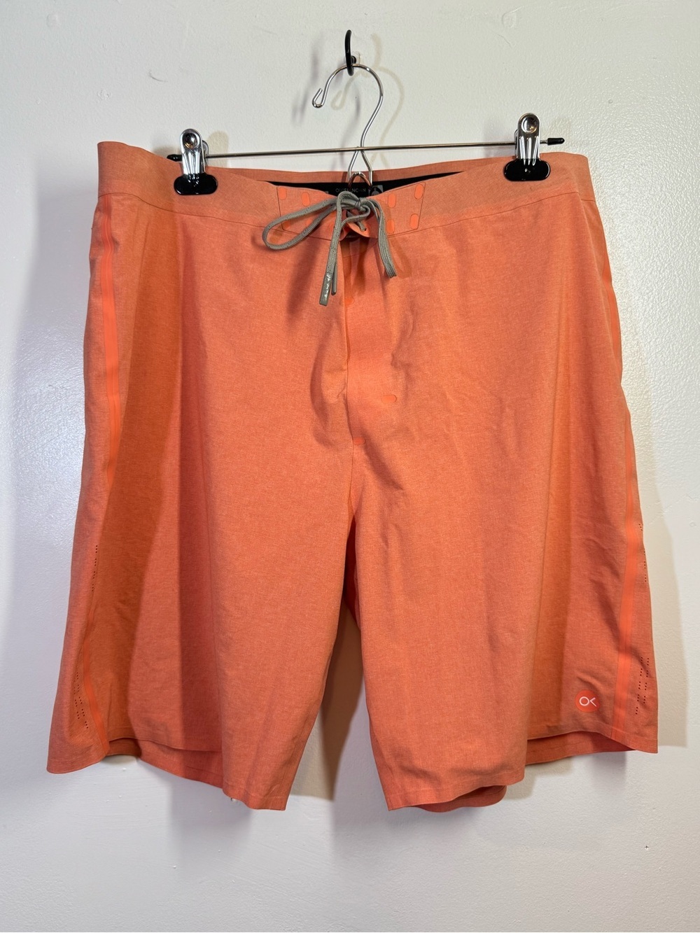 Outerknown Apex Trunks Board Shorts Kelly Slater Men's Size 36 Grapefruit Surf
